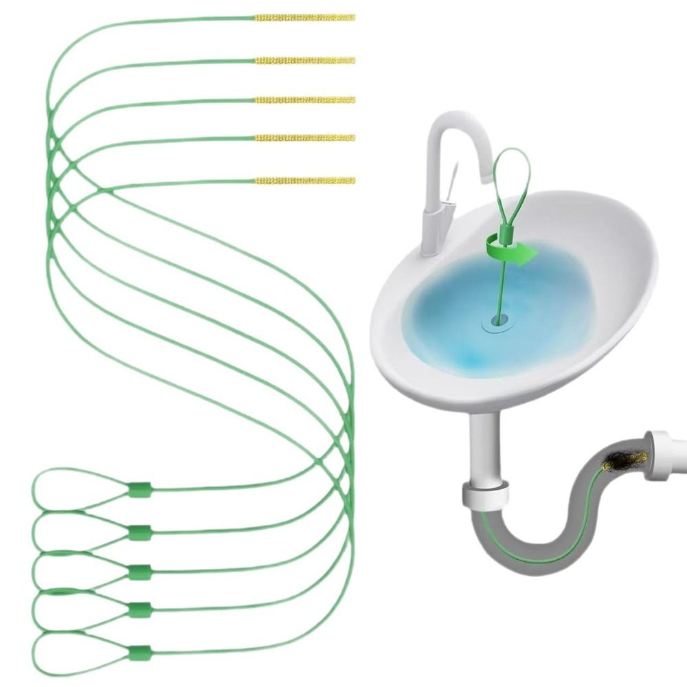 Drain Snake Flexible - 5 szt. Praktyczny elastyczny wąż do