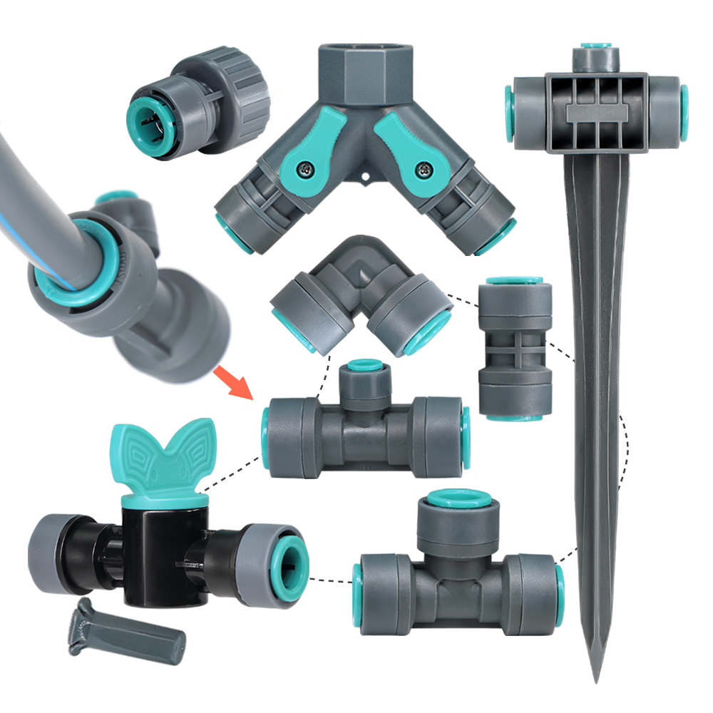 Push Fit Connector - 9/12MM Złączki do rur PE 3/8''