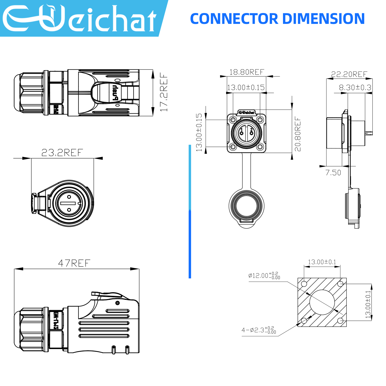 LP12 M12 IP68 Wodoodporne zewn – Push Fit Connector recenzja i cena